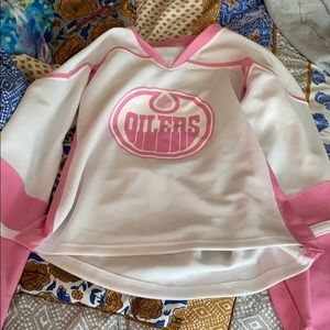 Oilers Breast Cancer Awareness Jersey